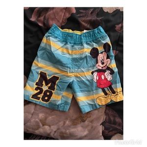 Mickey Mouse swim trunks